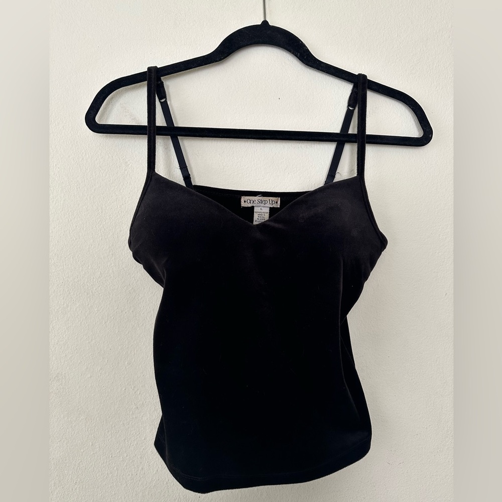 Vintage padded polyester top size large
